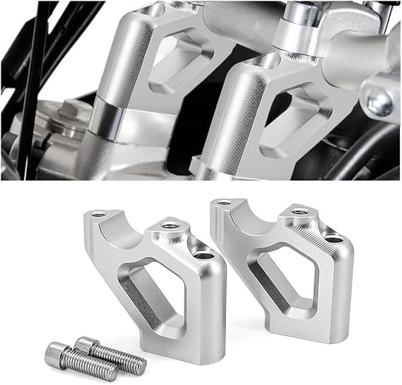 Motorcycle Handlebar Risers Motorcycle Part Handle Bar Riser Clamp Extend Handlebar Adapter Mount Accessories For Tiger 850 900 GT PRO LOW RALLY