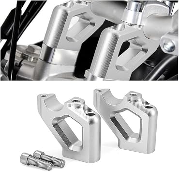 Motorcycle Handlebar Risers Motorcycle Part Handle Bar Riser Clamp Extend Handlebar Adapter Mount Accessories For Tiger 850 900 GT PRO LOW RALLY