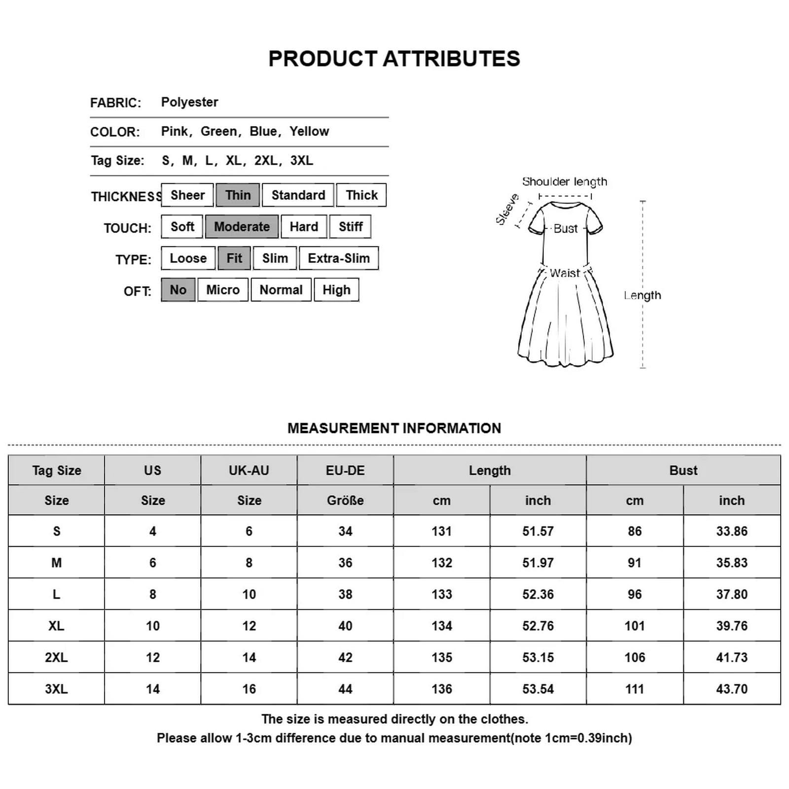 Abito a V Del Partito Swing Delle Donne Boho Floral Beach Dress Vacanze Abiti Estivi Plus Size Abbigliamento, HUTALIM, Verde, l