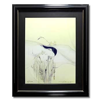 Amazon.co.jp: GLS天野喜孝 月光 人物画 作家直筆サイン