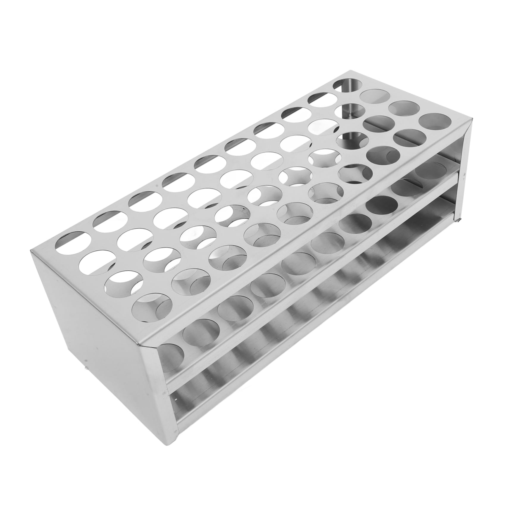 ULTECHNOVO 3piezas Soporte De Tubos De Ensayo De Inoxidable Rack De Laboratorio Resistente y Fácil De Limpiar Para Experimentos Laboratorio