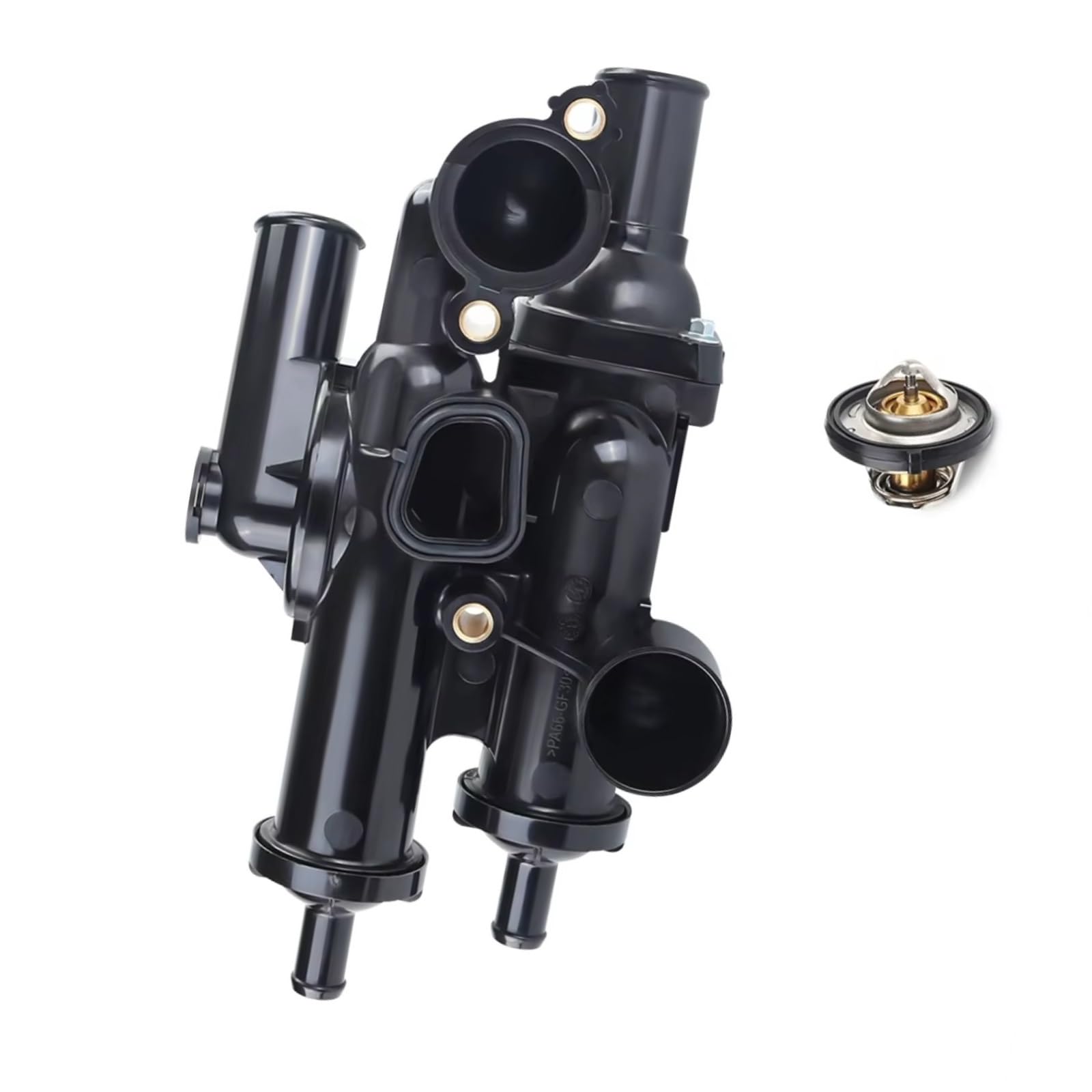 Termostat płynu chłodzącego do samochodu, obudowa termostatu silnika 68003582AB do Dodge, Avenger 2008-2014, Caliber 2008-2012, Journey 2009-2017 902-319