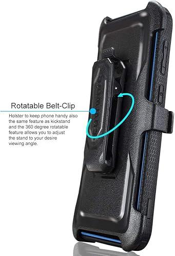 Miniatura 8 de Aegis Series - Funda compatible con Samsung Galaxy A10e con protector de pantalla integrado, resistente funda resistente de cuerpo completo clip