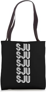 SJU San Juan Airport Travel Tote Bag