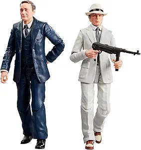 Indiana Jones Adventure Series and The Raiders of The Lost Ark, Marcus Brody & René Belloq (Ark Showdown), 6-Inch Action Figures Set