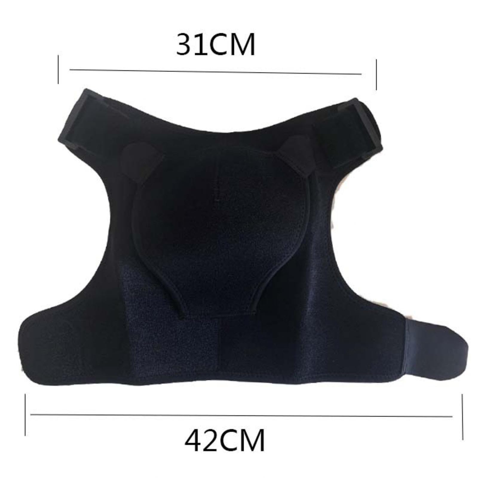 NIBHZ Tutore per Spalla Recupero da Infortunio Supporto per Compressione Manicotto Avvolgente per Stabilità della Spalla, per Cuffia dei Rotatori Strappata, Lussazione, Tendinite