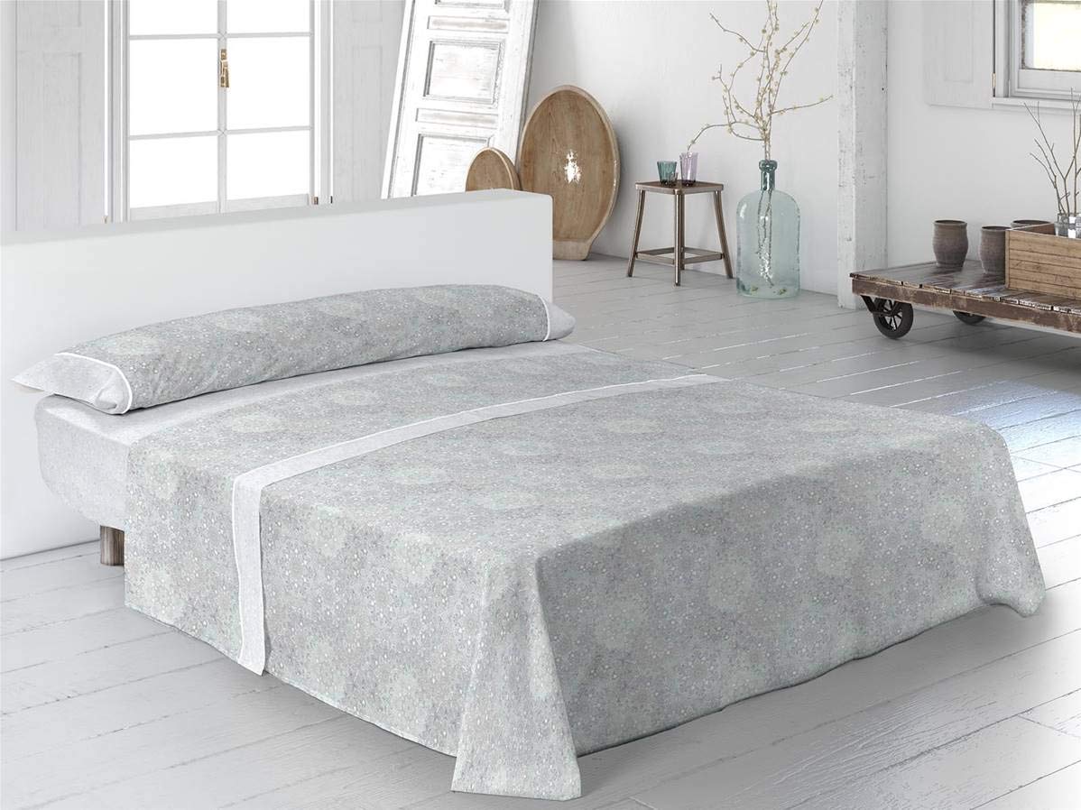Pierre Cardin - Juego de sábanas ABI - Cama 150 Cm - Color Verde C6