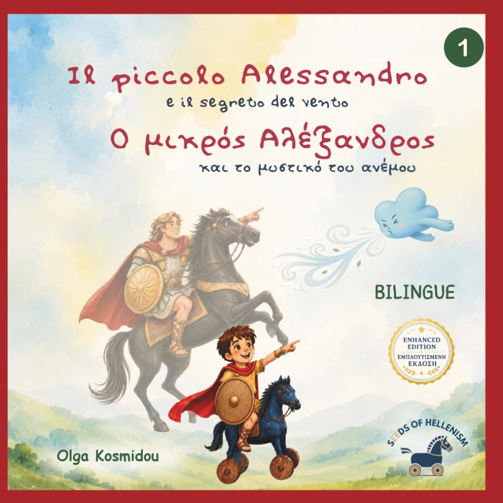 Il piccolo Alessandro e il segreto del vento - Ο Μικρός Αλέξανδρος και το μυστικό του ανέμου”: Una bio-fiaba illustrata in due lingue (greco-italiano) ... bilingui dall’infanzia di Alessandro Magno)
