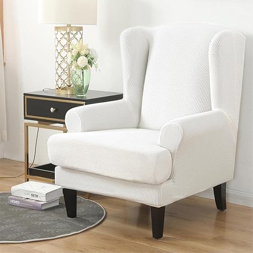 RIJPEX Durable impermeable inclinado brazo King Back sofá cubierta elástica sillón ala ala sofá trasero cubierta de sofá protector elásticoa