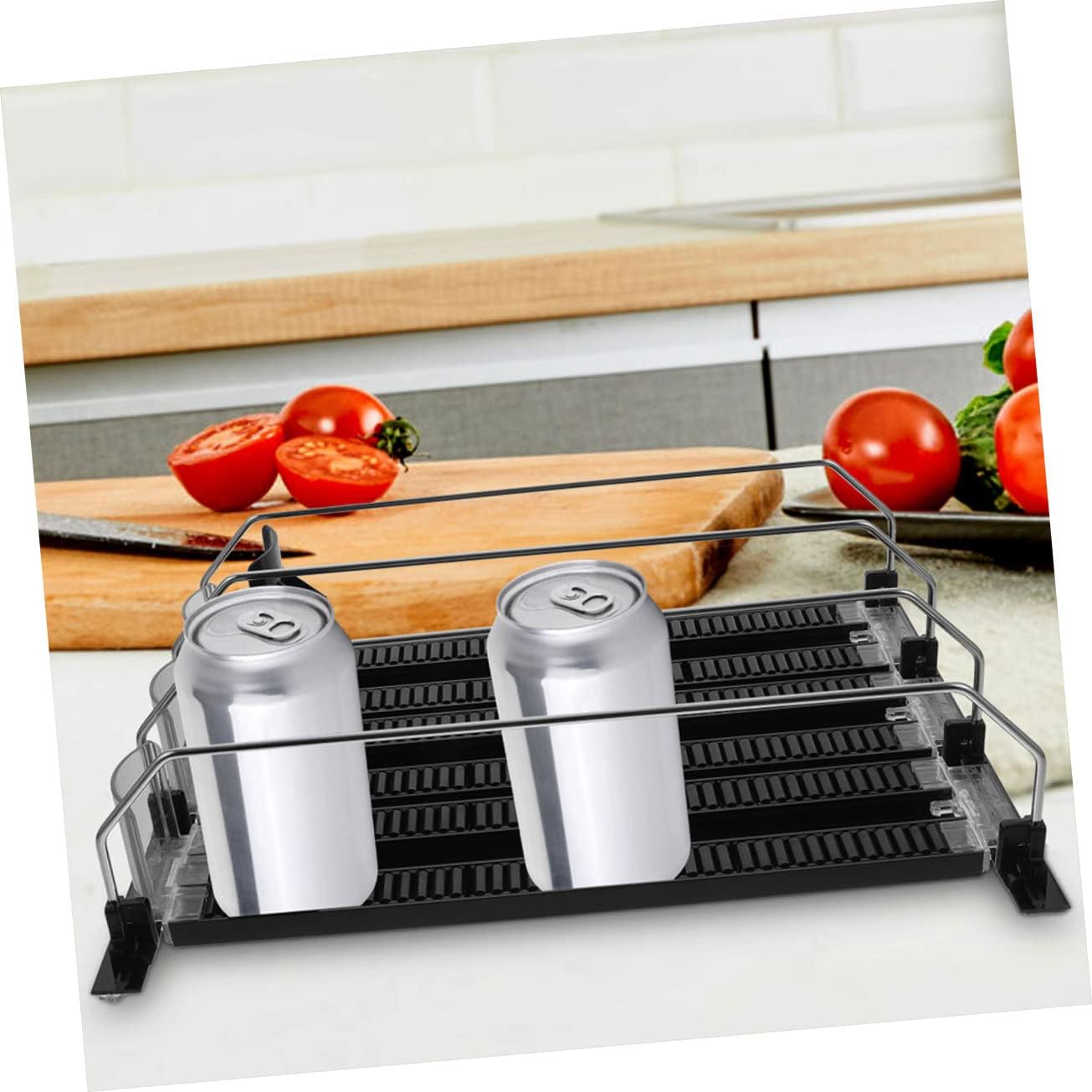 GLEAVI 3pcs Beverage Propeller Fridge Drink Organizer Pusher Self-Pushing for Refrigerator Juice Dispenser Spigot Soda Can Organizer Can Dispensers