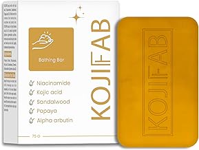 Glycerin Soap with Kojic Acid, Niacinamide & Sandalwood | For Skin Lightening, Sun damage & Reduces Dark Spot | Deep Moisturizing Bath Soap | for Men & Women | 75 Gm (Pack of 1)