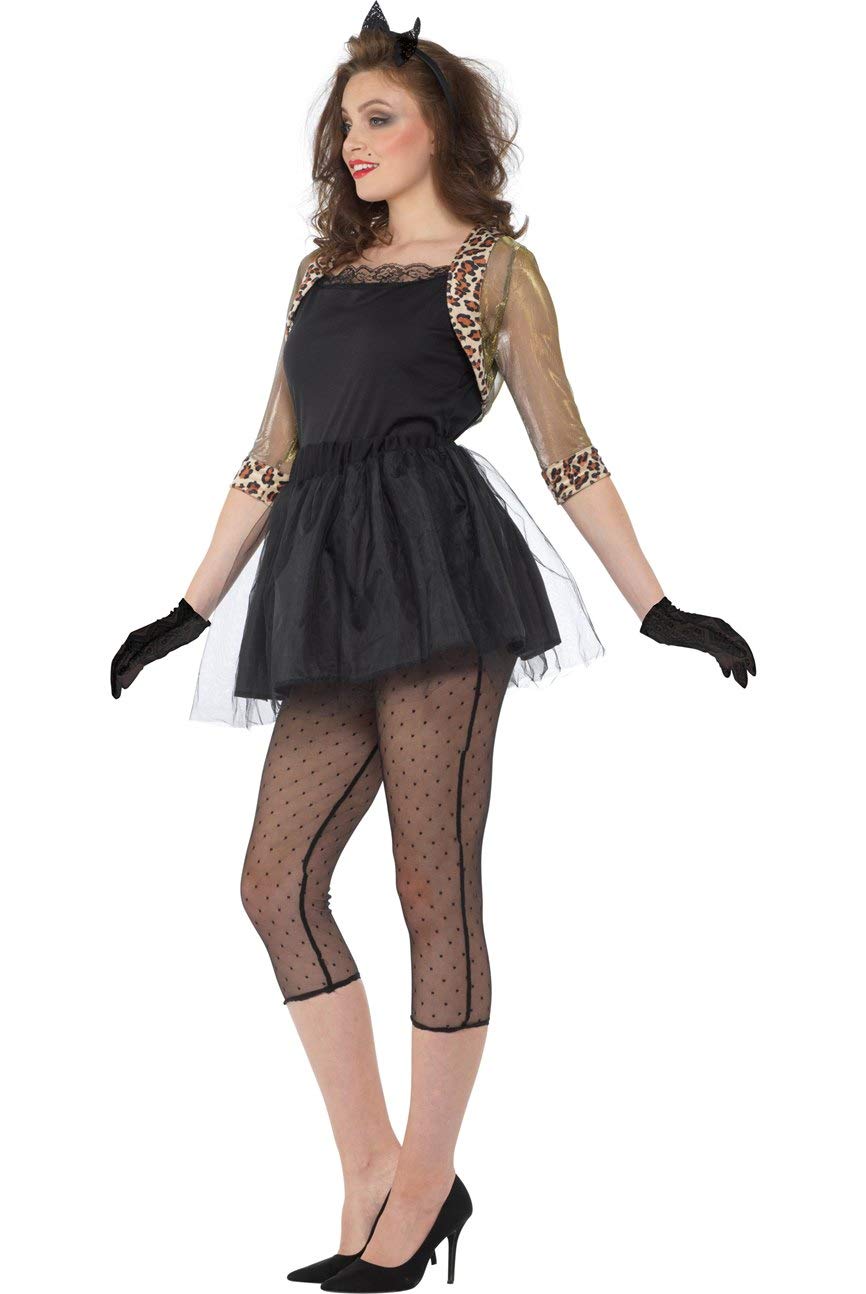 80s Pop Star Fancy Dress Costume Adult Women (Medium UK 12-14)