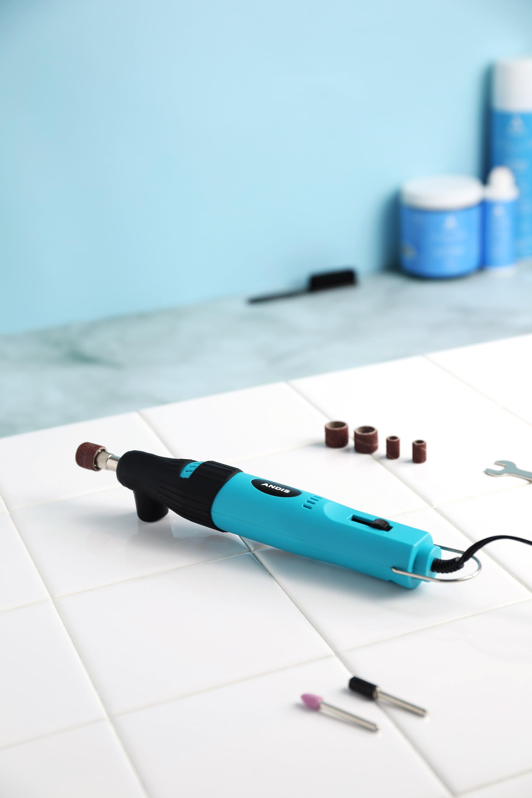 Andis 66820 EasyClip - Molinillo de uñas para mascotas de 2 velocidades, color azul