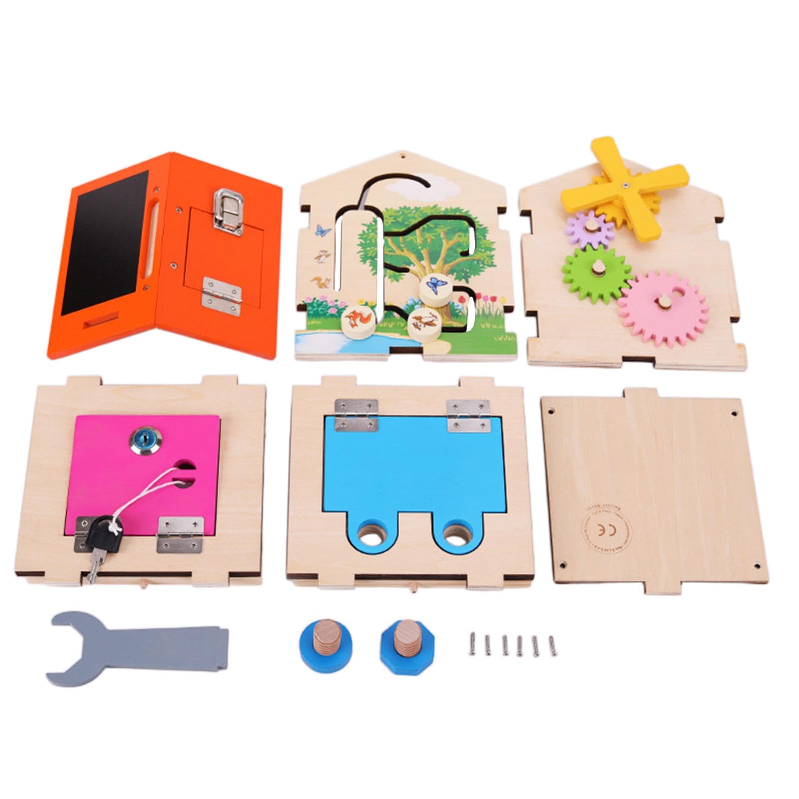 Feinmotorik Spielzeug Busy Board Holz