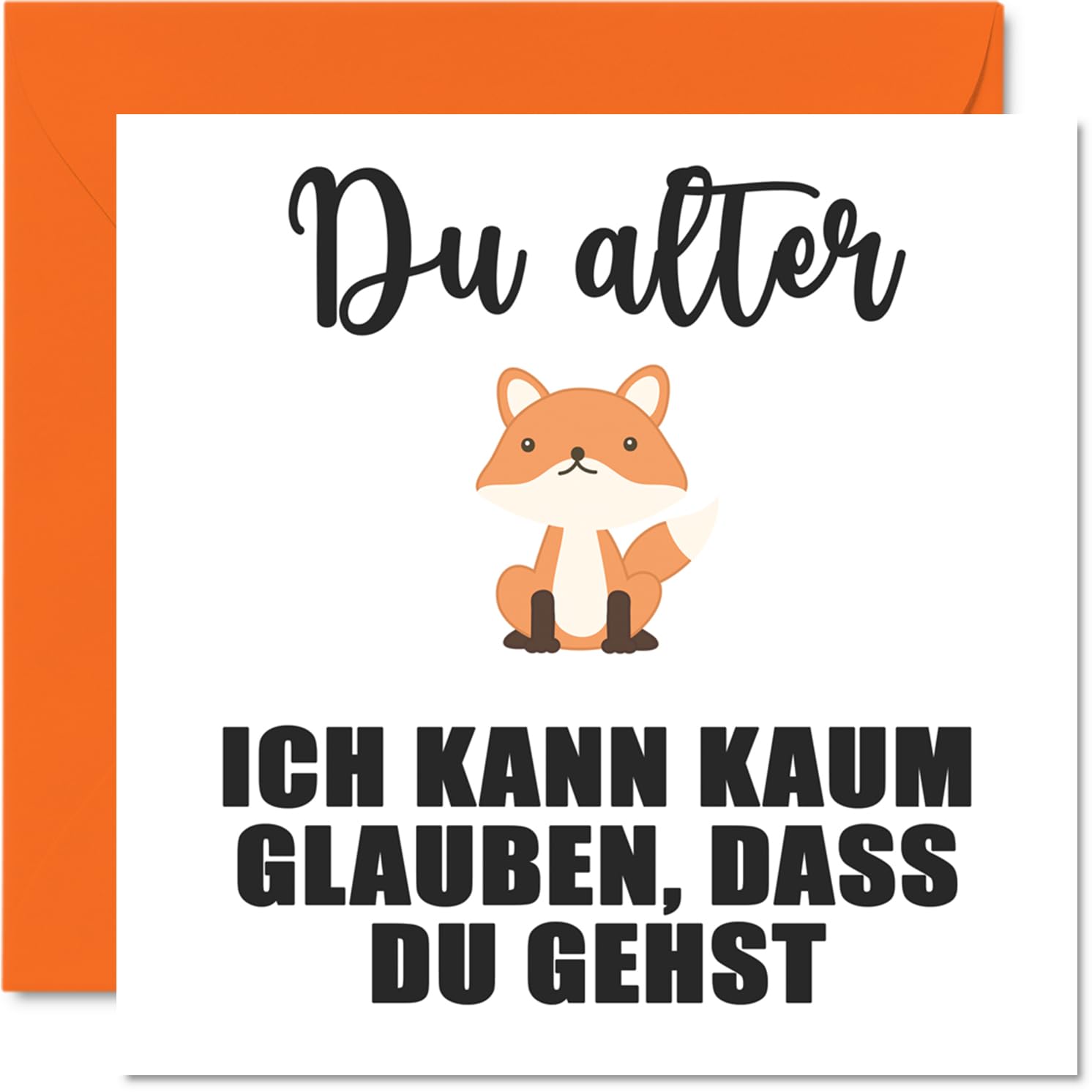 Regalo di addio per colleghi donne e uomini – Du alter Fuchs – Sorry Your Leaving Good Luck