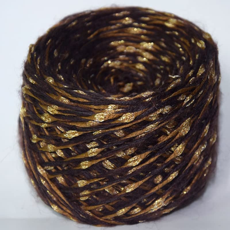 Nici do szydełkowania， 250g włóczka wełniana Fancy Wool Slub do robienia na drutach grubych włóczek tkania szydełkowego, nić szycia(3)