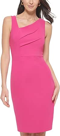 Calvin Klein Womens Business Knee-Length Sheath Dress Pink 14 at Amazon ...