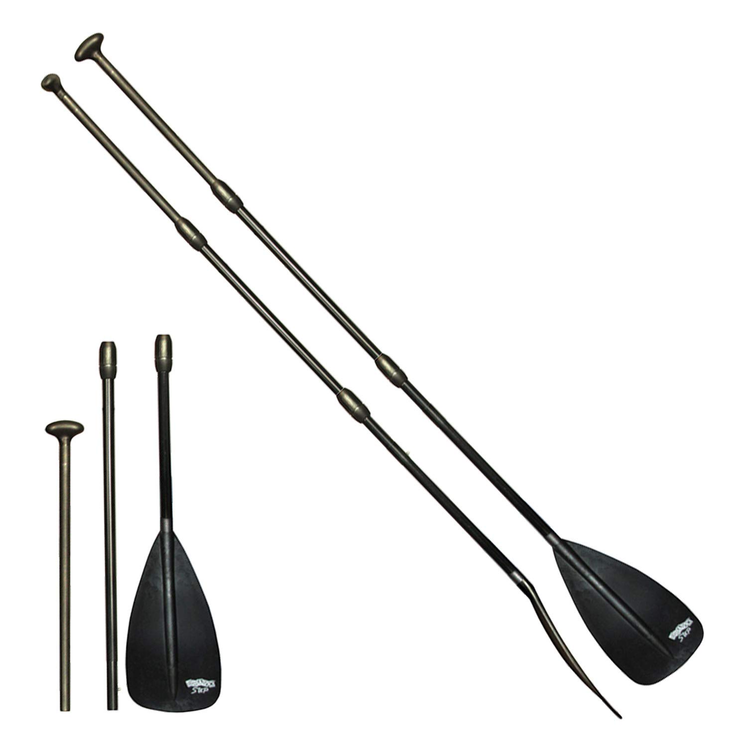 Bravo SUP Paddle ADJ - Carbon 3 teilig - 175/215 cm verstellbar Stand up Paddel