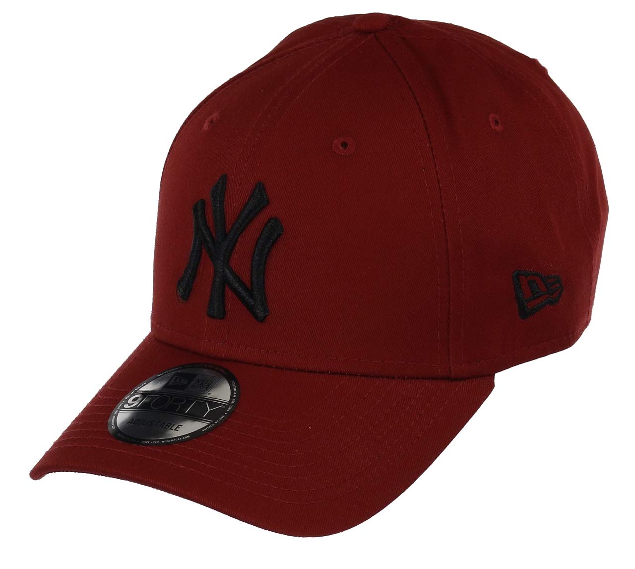 New Era New York Yankees 9forty Adjustable Cap League Essential Red/Black - One-Size — image 1