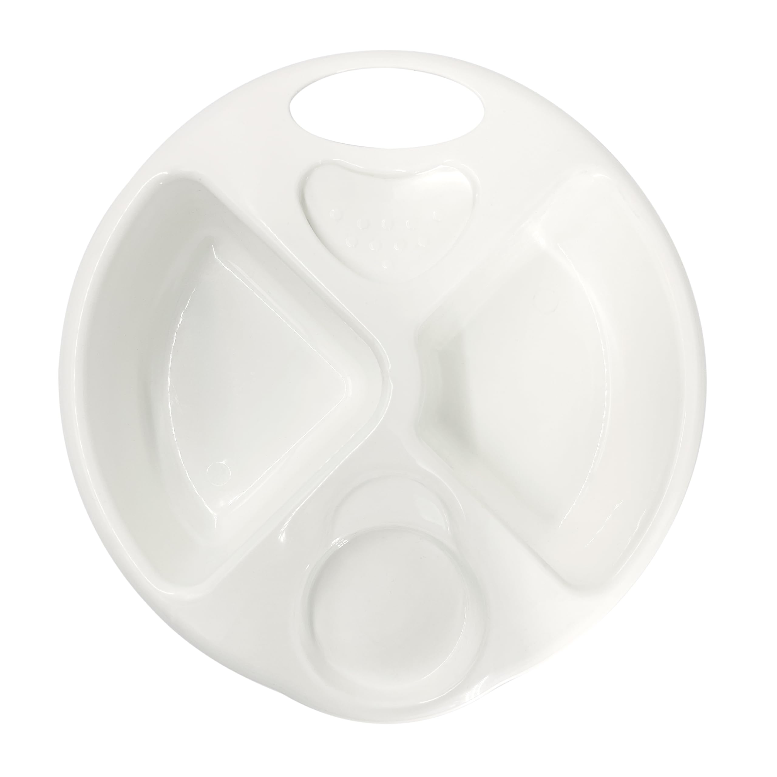 Dreambaby Bol supérieur et queue, utilisation quotidienne, bol supérieur et queue pour baignoire de bébé, 2 zones séparées pour les éponges supérieures et queues, design ergonomique, léger et portable