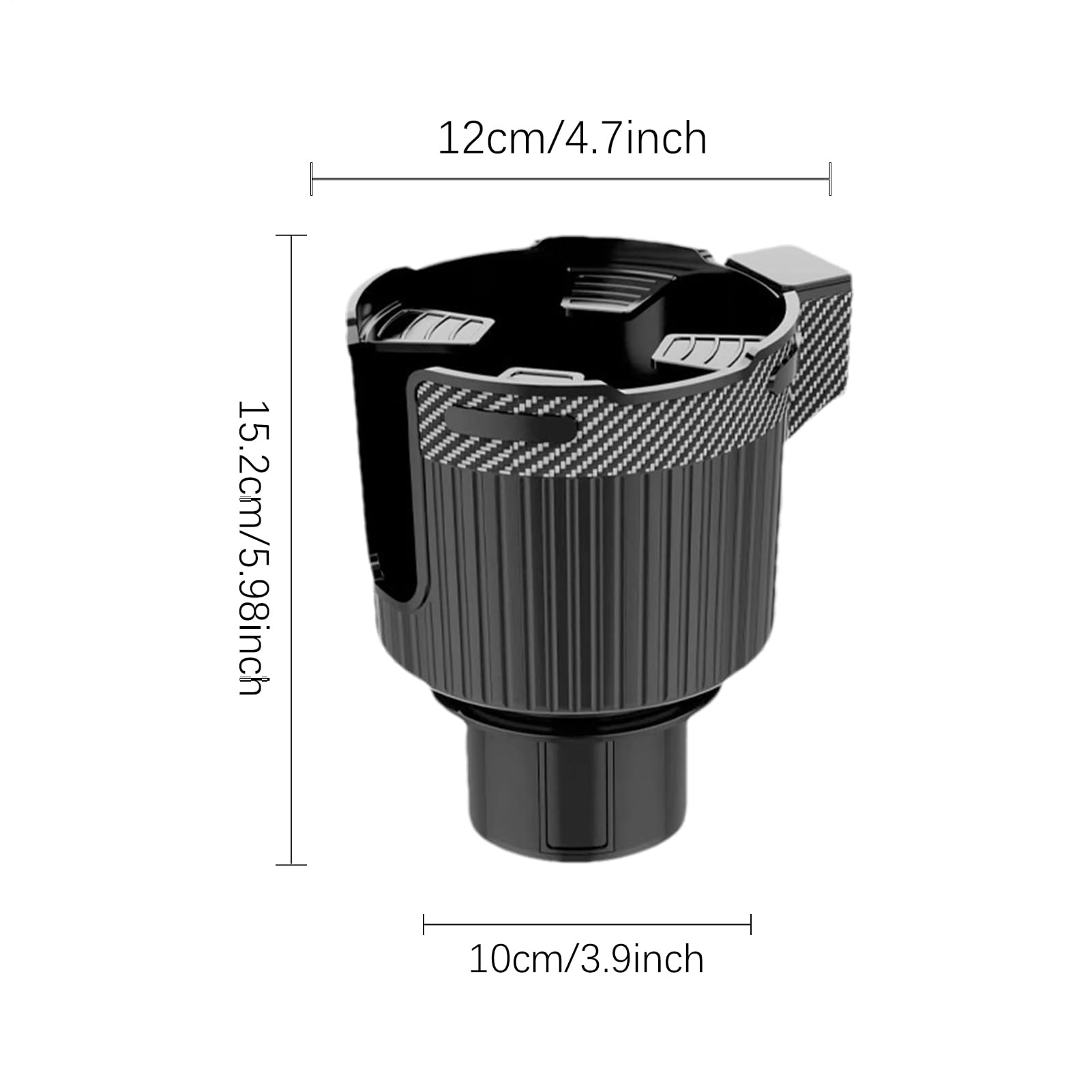 Extensor Portavasos de montaje | Con Base Ajustable Extensor Portavasos Auto | Para Grandes Botellas Tazas Bebidas Café Vehículos SUV Camión Conductor Pasajero