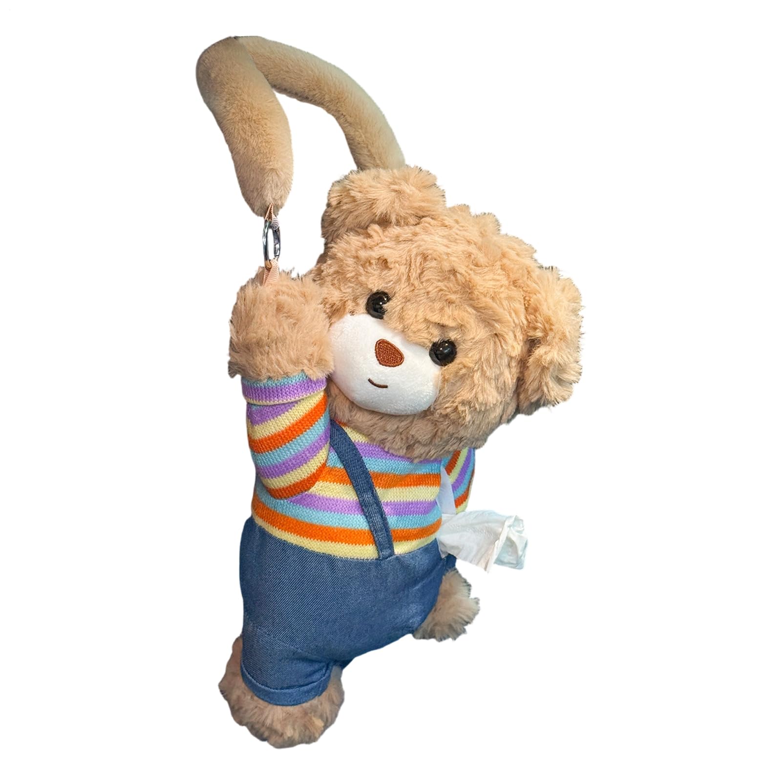 Boîte à mouchoirs pour voiture ours en peluche - Fini le désordre auto