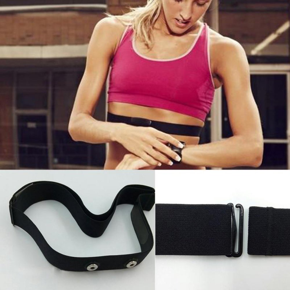 Taopeelastic Sport Heart Rate Monitor Adjustable Chest Mount Belt