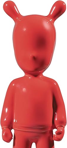 Miniatura 2 de LLADRÓ La figura roja invitada. Modelo pequeño.. Porcelana La figura de invitado.