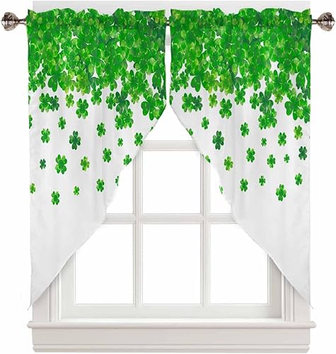 Vista 57 de Christmas Window Valance Blue Gnomes Snowflake Bird on the Branch Pattern, 54x18 inch, Polyester, Light Filtering, Rod Pocket, Kitchen, Living Room