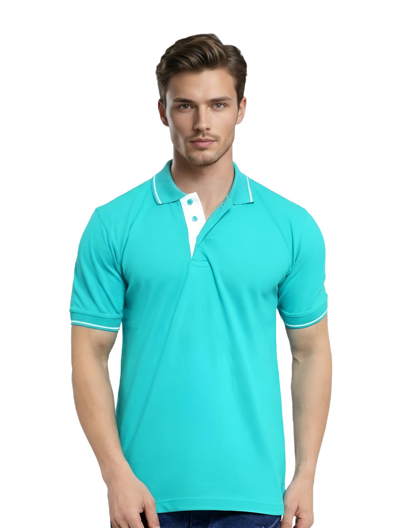 scott international Cotton Polo T Shirt | Collar Tshirts | Half Sleeves Plain T Shirt | T-Shirt |Tshirt for Men Stylish | Men's Tshirt-picture-8