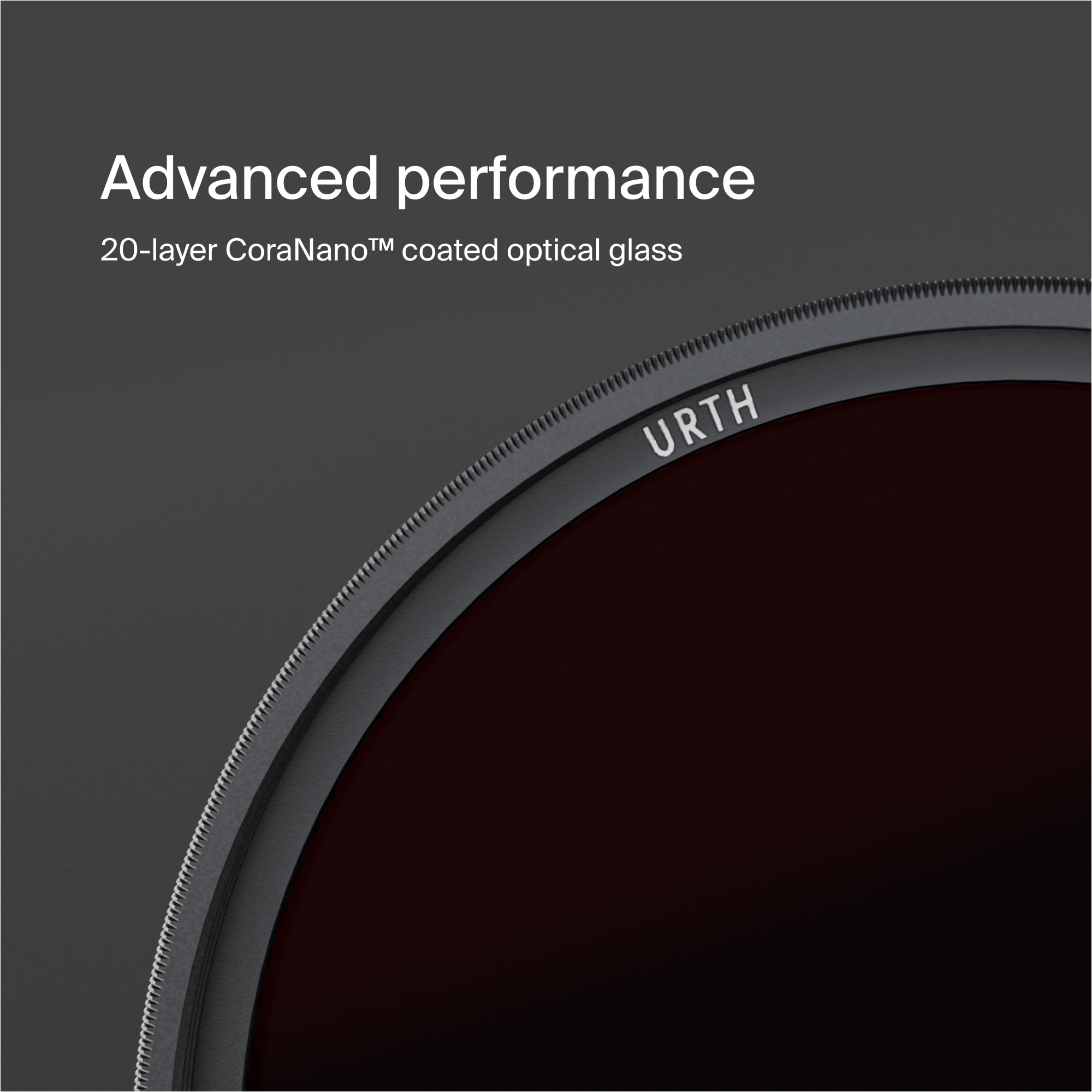 Urth 39 mm Filtro Magnetico Infrarosso (R72) (Plus) — Spettro 720nm, fotografia IR per fotocamere digitali DSLR e SLR