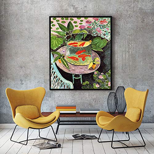 Peinture Matisse The Goldfish - Impression d'art haut de gamme Wallbuddy A1