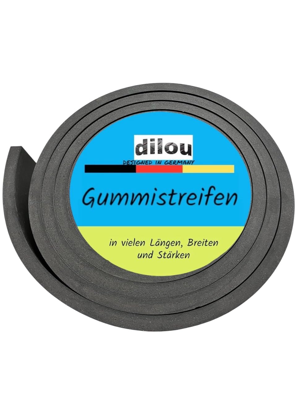 Produktbild von Gummiplatte NR/SBR | Stärke: 10mm Vollgummi | Gummimatte Für Dichtung