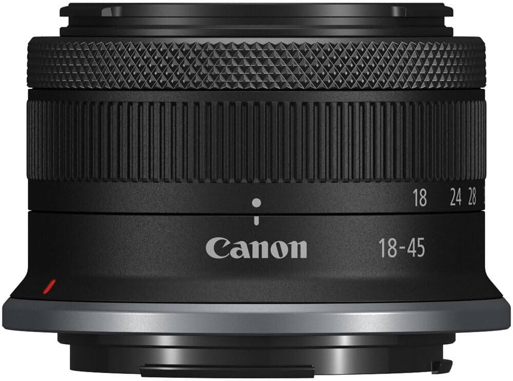Canon EOS R50 Content Creator Kit with 18-45mm Lens | Mirrorless Camera with Mic, Tripod & Flip Screen (Black) + 64GB Card + Filter Kit + Photo Software + Bag + LPE17 Battery + Card Reader + More