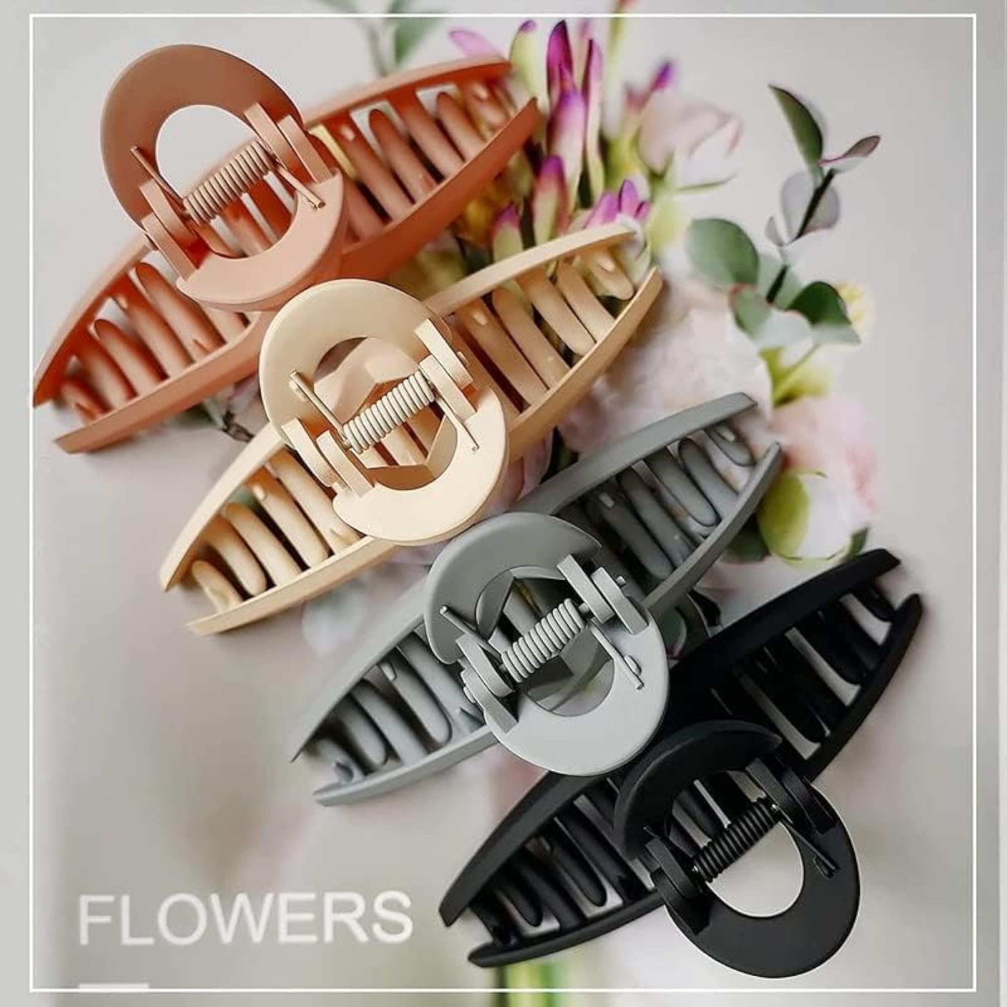 4PCS Large Hair Claw Clips Set