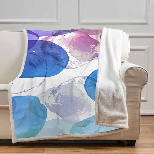 Miniatura 5 de Smilie Cobijas Calientes para Invierno - Manta de otoño suave y acogedora para sofá, cama, sofá, silla, tamaño bebé, 39 x 47 pulgadas
