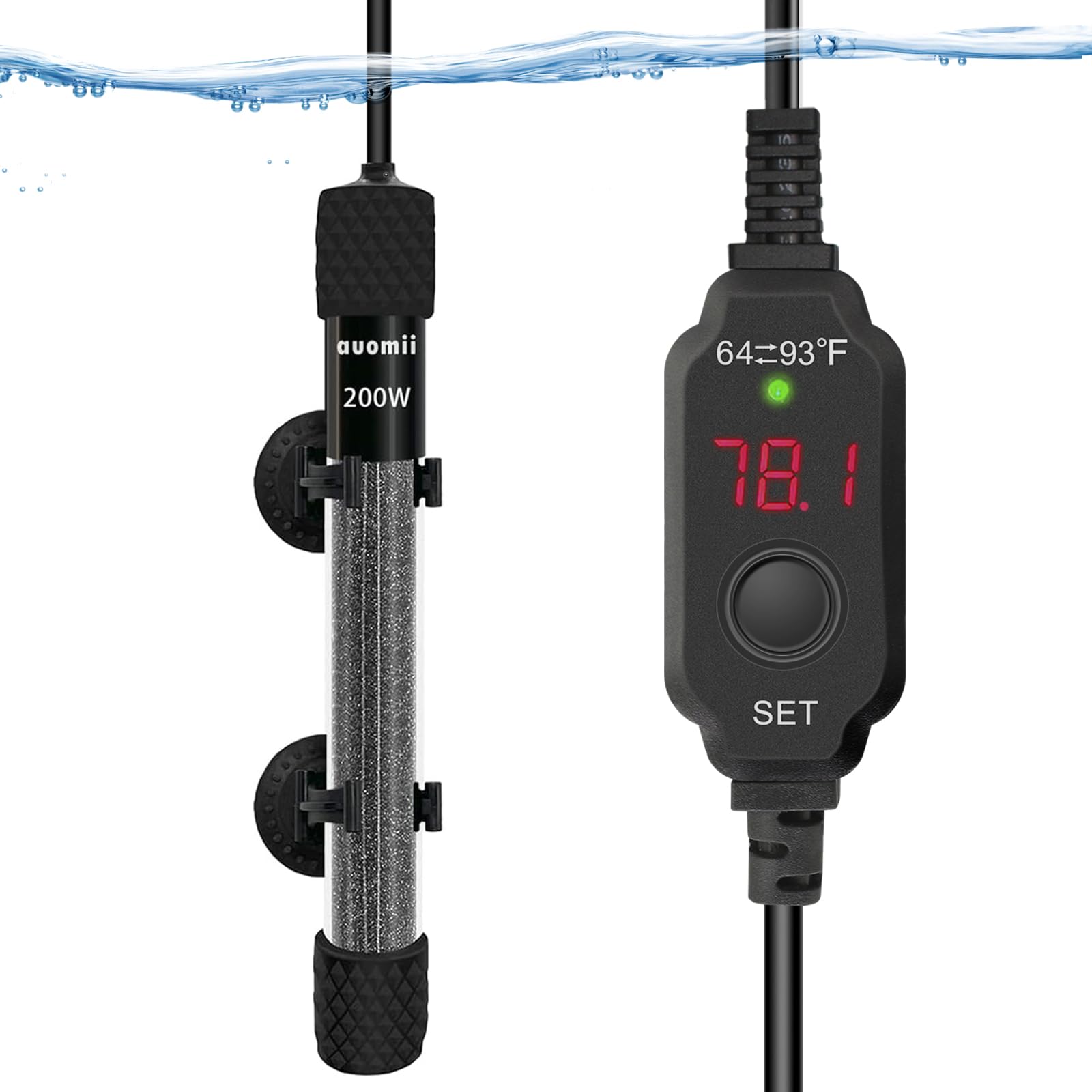 Chauffe-eau submersible pour aquarium pour éviter les chocs thermiques des poissons