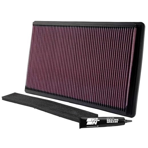 K&N High-Flow Original Lifetime Engine Air Filter: Increase Power: Premium, Washable: Compatible with 1990-1996 Chevrolet/Pontiac: Corvette, ZR1, Firebird, 33-2035