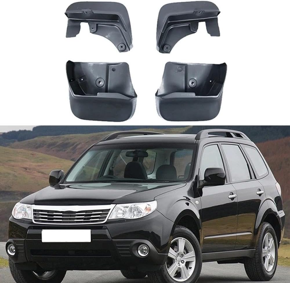 Car Tire Fender Splash Guards Front Rear Mudguard Set Replacement Car Accessories for Subaru Forester SH 2008-2012 Wheel Protection