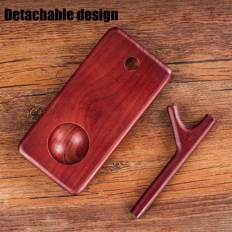 Tom's Wheezes Wooden Tobacco Pipe Stand Holder for Smoking Pipe - Detachable Desktop Decorative Rack Rest for Pipe longer than 5 inches - Image 4