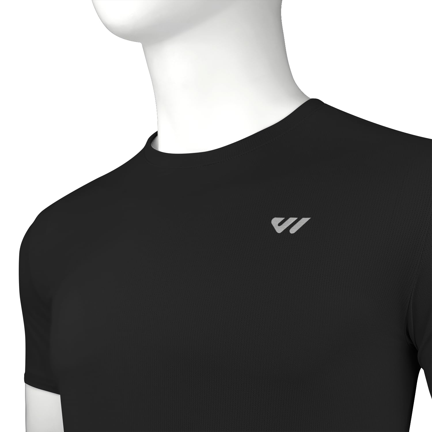 Paquete de 3-5 camisetas de entrenamiento para hombre, de secado rápido, camiseta de manga corta, cuello redondo, camiseta atlética que absorbe la humedad, camiseta de gimnasio UPF 50+