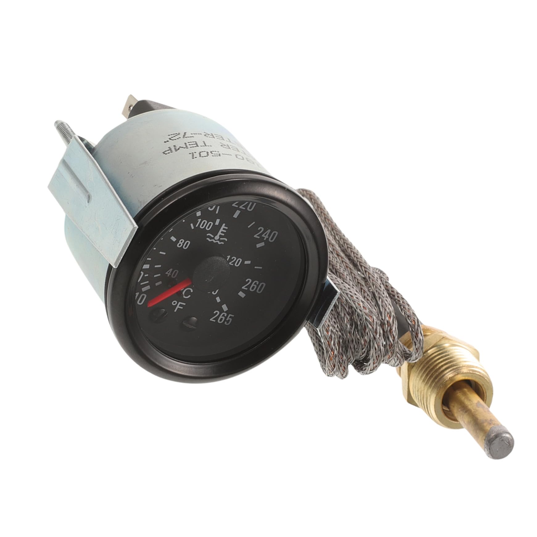 Termometro Meccanico Acqua con Sensore Indicatore Temperatura Celsius Fahrenheit Manometro Serbatoio Auto Senza Alimentazione Monitoraggio Temperatura Motore Real
