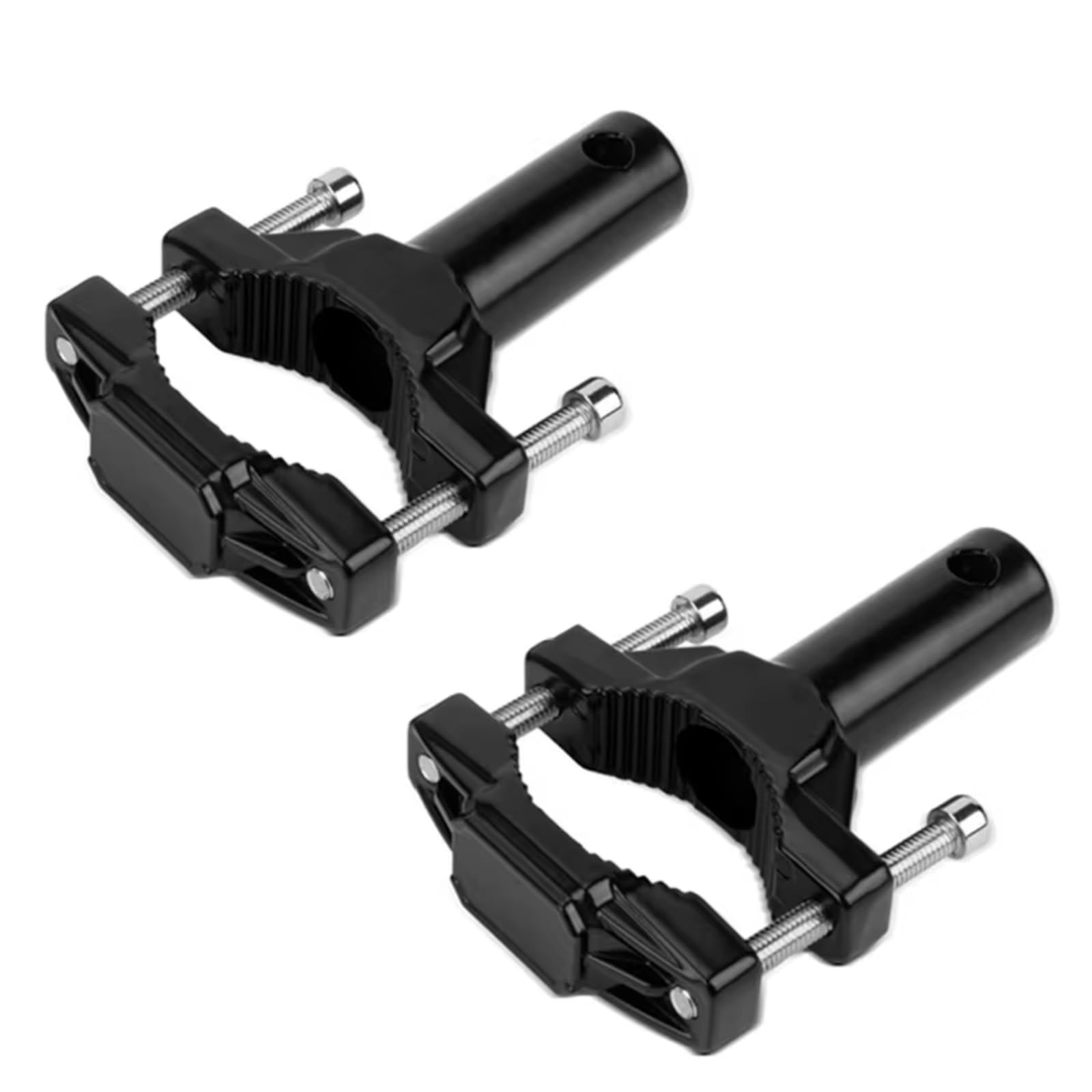 Kangboz One Color Motorbike Lights Brackets Universal 20-54Mm Installation Motorcycle Spotlight Mount Bracket Moto Auxiliary Lights Headlight Pole Clamp Brackets Holder(2Pcs)
