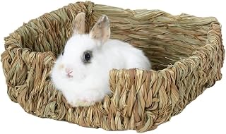 Woven Grass Nest for Small Animals Hamster Bed Compact Portable Straw