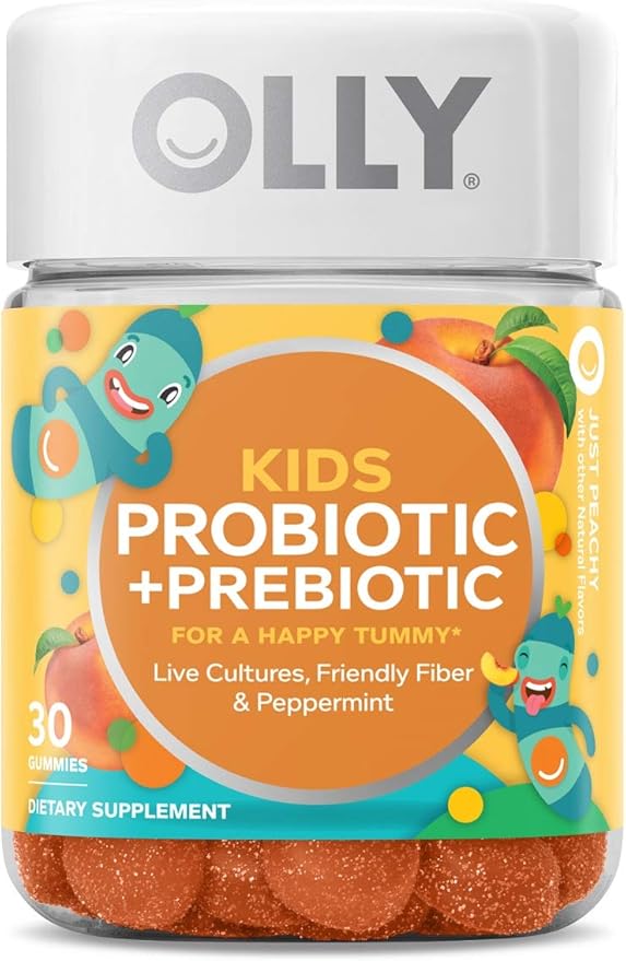 OLLY Kids Probiotic + Prebiotic Gummy, 30 Day Supply (30