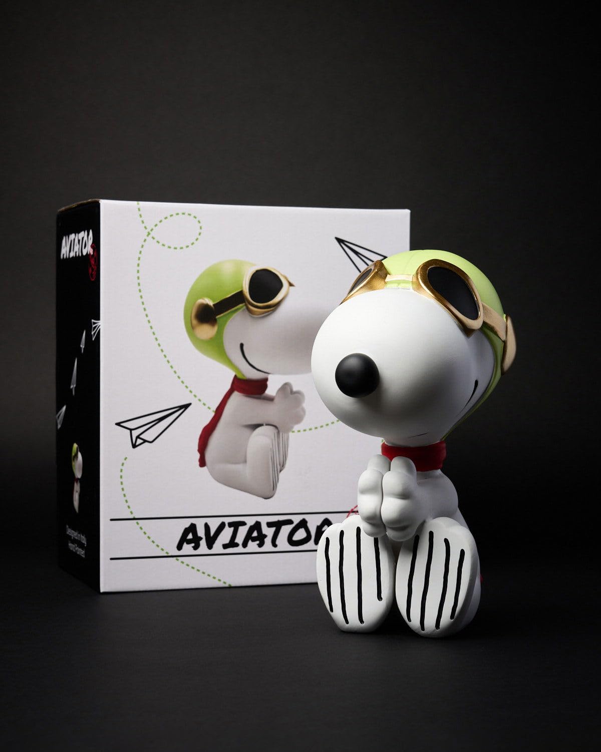 COLLECTIBLE PEANUTS AVIATOR BIANCO 12 CM