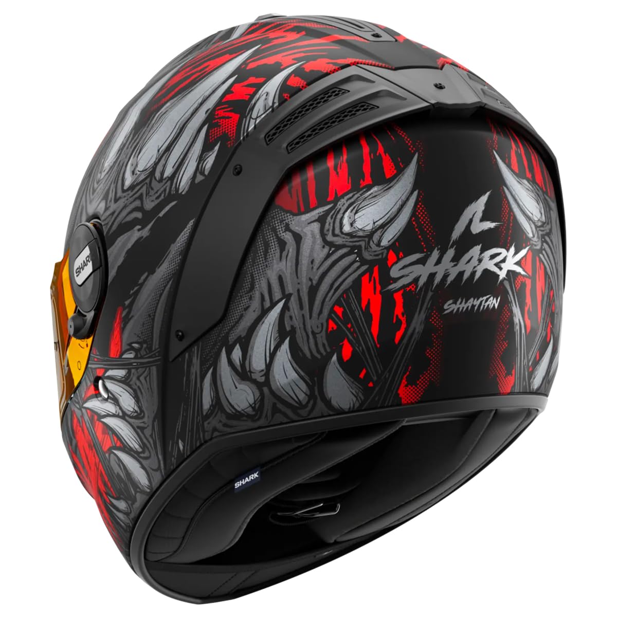 SHARK, Casque Moto Intégral Spartan RS SHAYTAN Black Red Anthracite KRA