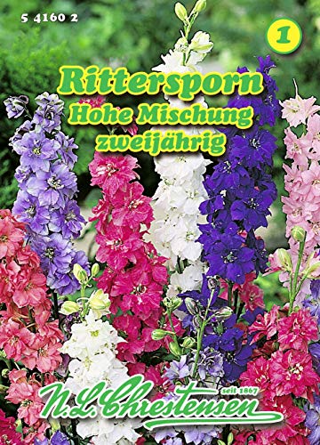 Delphinium consolida, Rittersporn, Hohe Mischung N.L.Chrestensen Samen 541602-B