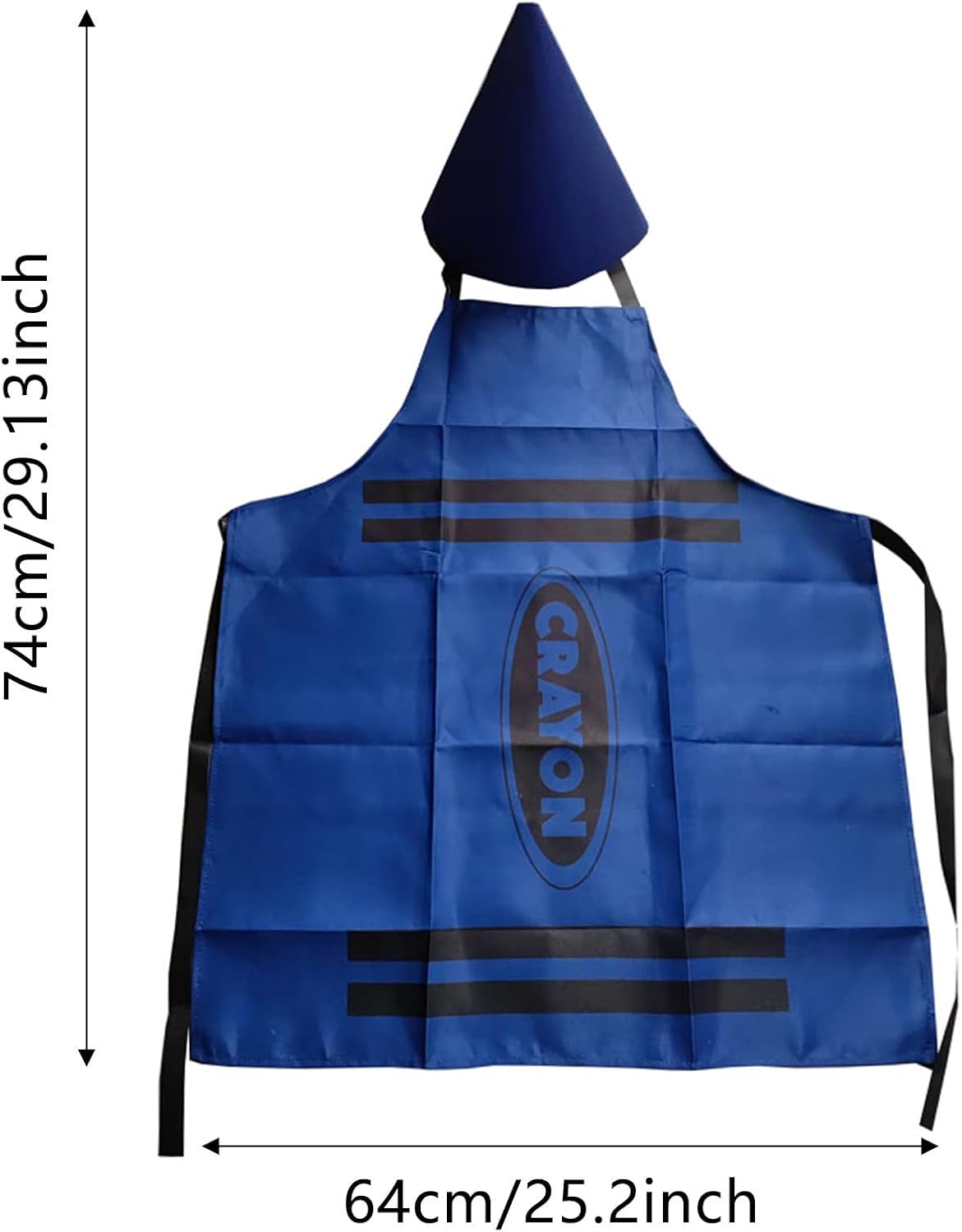 Déguisement Crayon De Couleur Avec Tablier Et Chapeau De Nain – Costume Carnaval Homme Femme – IHLOOTD