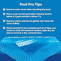 Vista 8 de In The Swim Cubierta Solar Rectangular Ultra Plateada de 12' x 24' de 16 Mil para Calentamiento Solar de Piscinas Elevadas y Piscinas Enterradas